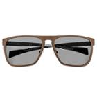 Breed Men's Capricorn Polorized Sunglasses With Titanium Frame And Carbon Fiber Arms - Brown/black