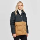 Women's Long Sleeve Puffer With Snaps Jacket - Who What Wear Black S, Women's,