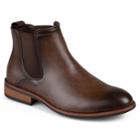 Men's Vance Co. Landon Round Toe High Top Dress Boots - Brown