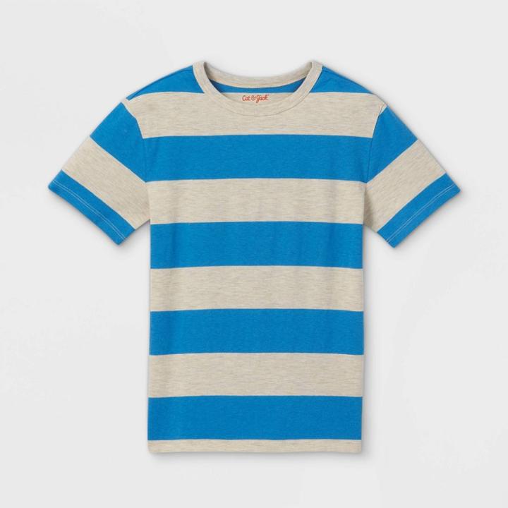 Boys' Rugby Striped Short Sleeve T-shirt - Cat & Jack