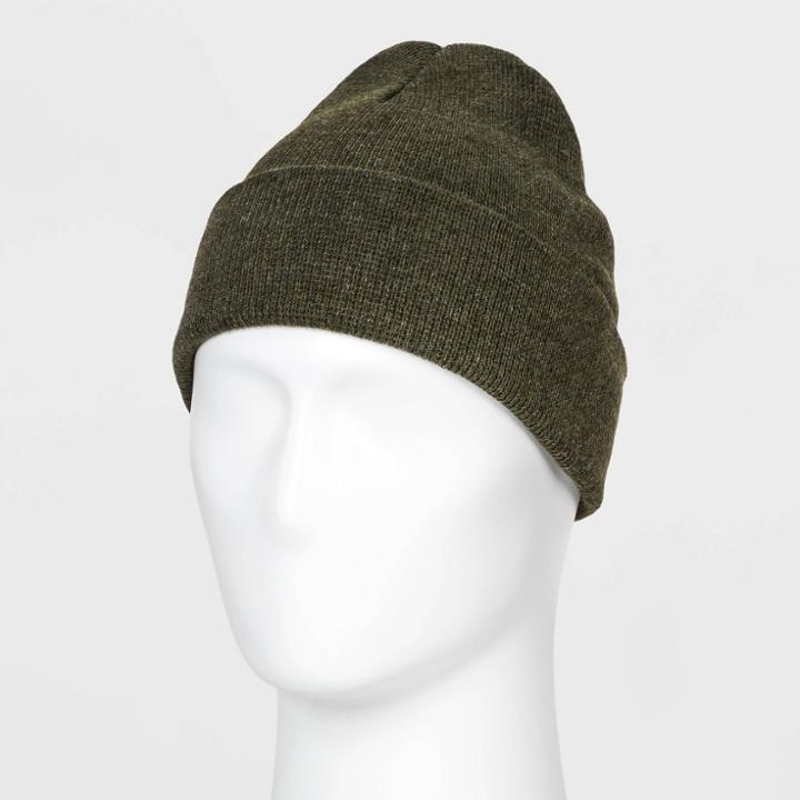 Men's Repreve Knit Beanie - Goodfellow & Co Green,