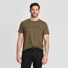 Men's Standard Fit Short Sleeve Crew Neck Boulder Classic Graphic T-shirt - Goodfellow & Co Olive Green S, Men's,