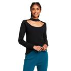 Women's Cutout Crewneck Sweater - Victor Glemaud X Target Black Xxs