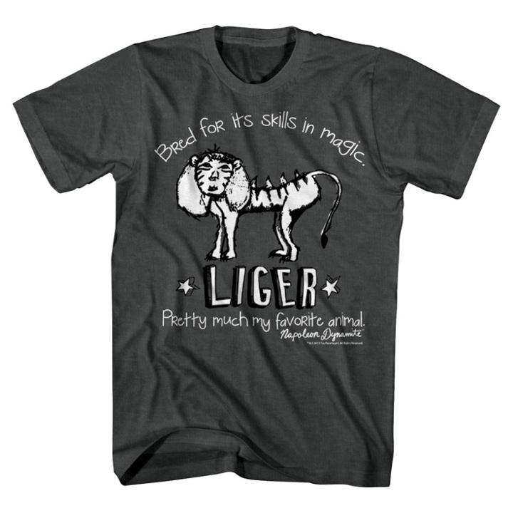 Men's Napoleon Dynamite Liger T-shirt - Gray