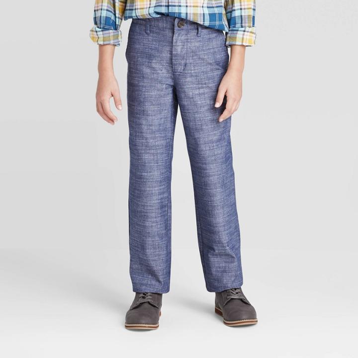 Boys' Chino Pants - Cat & Jack Navy