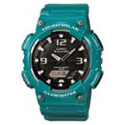 Men's Casio Solar Sport Combination Watch - Glossy Green (aqs810wc-3avcf)