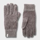 Women's Isotoner Chenille Glove - Blush One Size, Women's, Black