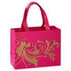 Papyrus Flocked Flourish Mother's Day Small Gift Bag,