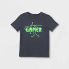Boys' 'gamer' Short Sleeve Graphic T-shirt - Cat & Jack Gray Blue