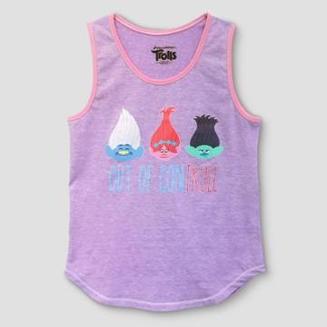 Girls' Trolls Tank Top - Purple