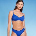 Women's Bralette Bikini Top - Shade & Shore Sapphire Blue