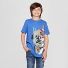 Boys' Short Sleeve Pug Graphic T-shirt - Cat & Jack Blue
