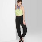 Women's Balloon Leg Pull-on Pants - Wild Fable Black