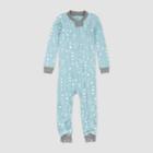 Honest Baby Play Organic Cotton Footed Pajama - Blue