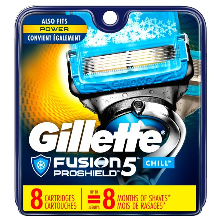 Gillette Fusion5 Proshield Chill Men's Razor Blade Refills