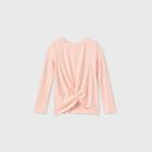 Girls' Long Sleeve Ribbed Cozy Pullover - Cat & Jack