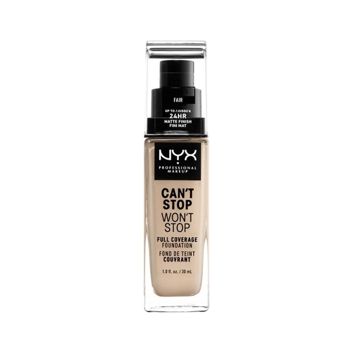 Nyx Professional Makeup Can't Stop Won't Stop Full Coverage Foundation Fair