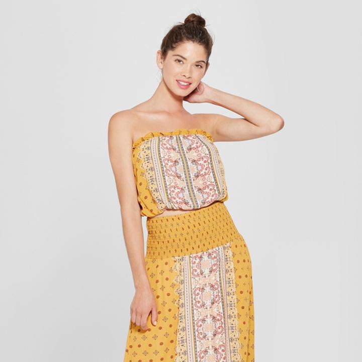 Women's Bandeau Tube Top - Xhilaration Deep