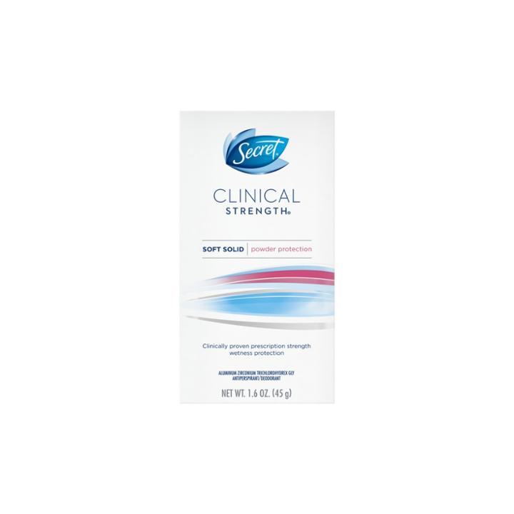 Secret Clinical Strength Powder Protection Soft Solid Antiperspirant And Deodorant