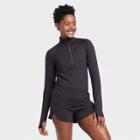 Women's Run 1/2 Zip Pullover - All In Motion Black