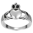 Women's Journee Collection Claddagh Ring In Sterling Silver -