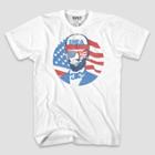 Mad Engine Men's Lincoln Americana Short Sleeve Graphic T-shirt - White S, Men's,