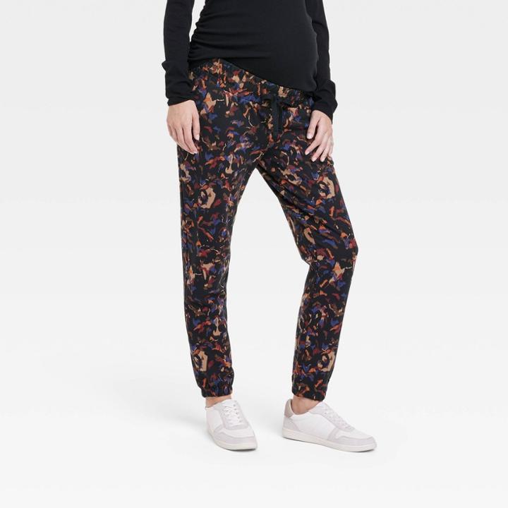 Jogger Maternity Pants - Isabel Maternity By Ingrid & Isabel Black