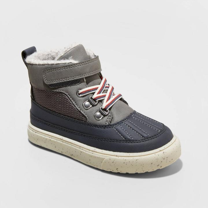 Toddler Boys' Greyson Fashion Boots - Cat & Jack Gray