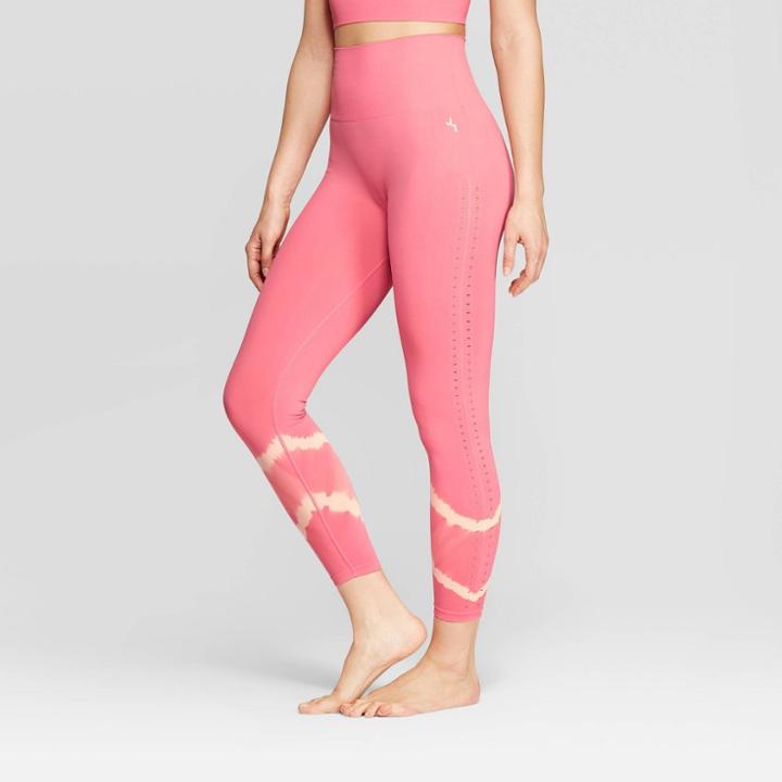 Women's High-waisted Activewear Leggings - Joylab Desert Rose