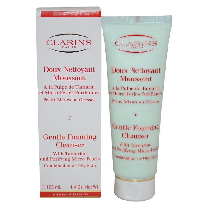 Clarins Gentle Foaming Cleanser With Tamarind & Purifying Micro Pearls