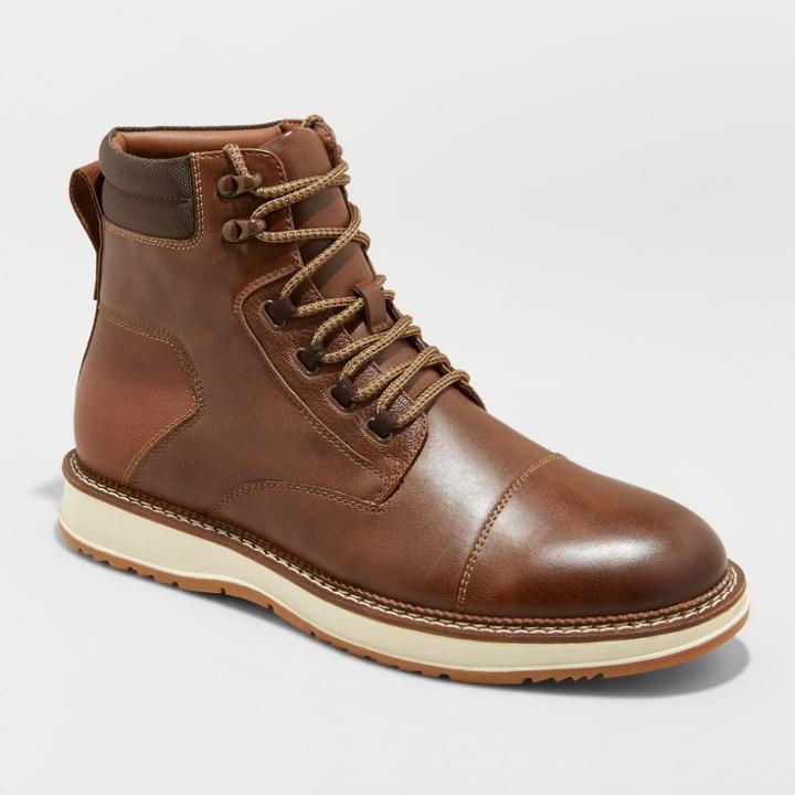 Men's Braden Casual Fashion Boots - Goodfellow & Co Brown