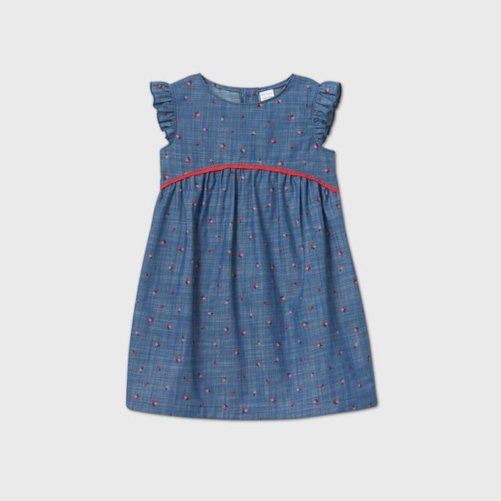 Toddler Girls' Tank Top 'fruit' Dress - Just One You Made By Carter's Blue