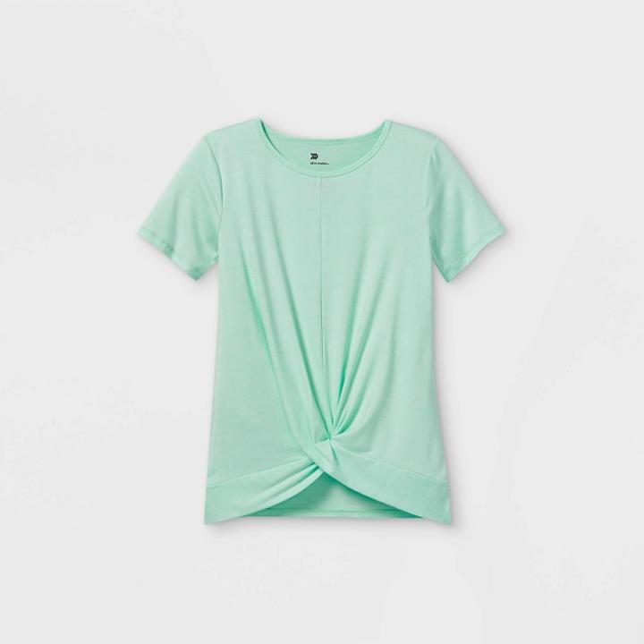 Girls' Short Sleeve Studio T-shirt - All In Motion Mint