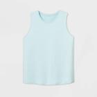 Women's Plus Size Pullover Jersey Tank Top - A New Day Aqua