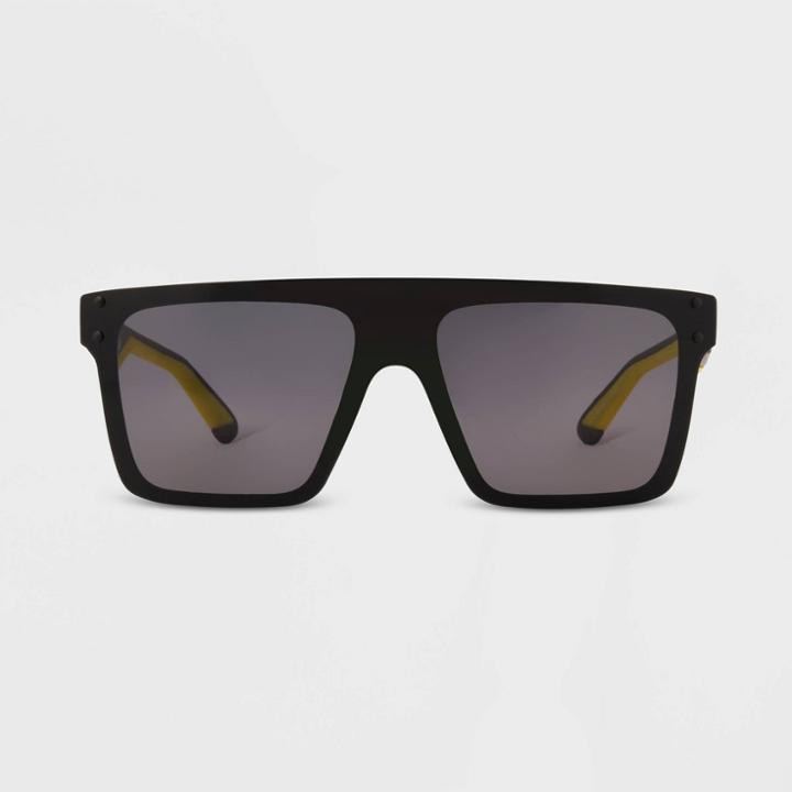 All In Motion Men's Rubberized Plastic Shield Sunglasses - All In