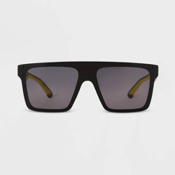 All In Motion Men's Rubberized Plastic Shield Sunglasses - All In