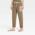 Women's High-rise Cargo Utility Tapered Pants - Universal Thread Forest Green