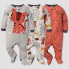 Gerber Baby Boys' 3pk Safari Sleep N' Play - Orange/gray