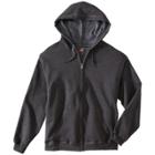 Hanes Premium Men's Fleece Zip-up Hooded Sweatshirt - Dark Gray