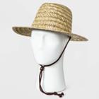 Men's Straw Hat - Goodfellow & Co Natural M/l, Men's, Size: Medium/large, Brown
