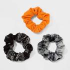 Jersey Twister Solid And Printed Bandanna Hair Elastics - Wild Fable Black