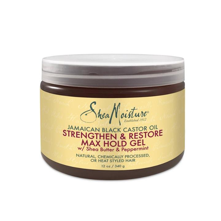 Sheamoisture Jamaican Black Castor Oil Strengthen & Restore Max Hold Gel