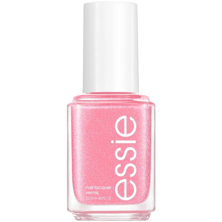 Essie Salon-quality Nail Polish, Vegan, Spring 2023, Pink Shimmer, Feel The Fizzle
