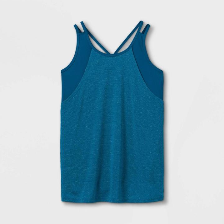 Girls' Double Layered Tank Top - All In Motion Teal