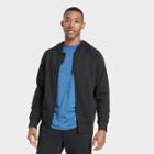 All In Motion Men's Cotton Fleece Full Zip Sweatshirt - All In