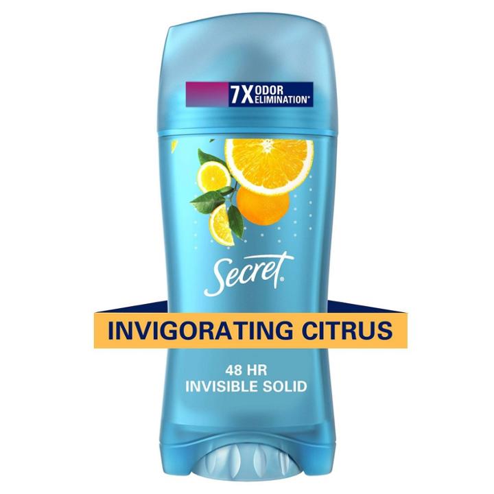 Secret Fresh Invisible Solid Antiperspirant & Deodorant Hawaii Citrus