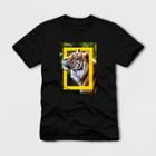 Men's National Geographic Big Cat Short Sleeve Graphic T-shirt - Black