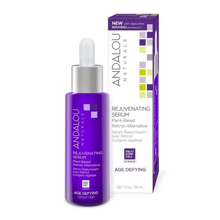 Andalou Naturals Age Defying Rejuvenating Plant Based Retinol Alternative Serum
