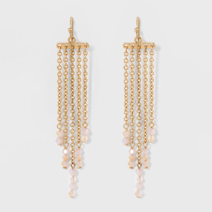 Beads Chain Earrings - A New Day Gold