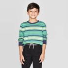 Boys' Long Sleeve T-shirt - Cat & Jack Green S, Boy's,